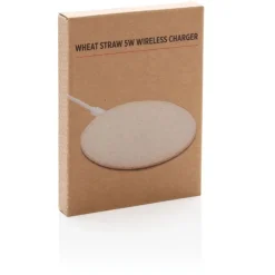 Gift Campaign Caricatore wireless in fibra di grano e ABS ultrapiatto da 5W Wheat></noscript> Caricabatterie