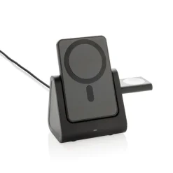 Gift Campaign Caricatore wireless in plastica RCS con powerbank per 3 dispositivi> Caricabatterie
