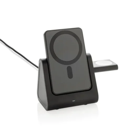 Gift Campaign Caricatore wireless in plastica RCS con powerbank per 3 dispositivi> Caricabatterie