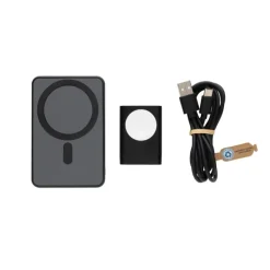 Gift Campaign Caricatore wireless in plastica RCS con powerbank per 3 dispositivi></noscript> Caricabatterie