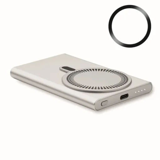 Gift Campaign Caricatore wireless magnetico a ricarica rapida con powerbank 15W> Caricabatterie|Power Bank Personalizzati