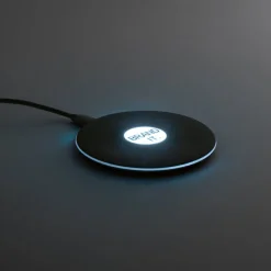 Gift Campaign Caricatore wireless retroilluminato in ABS da 10W Illume> Caricabatterie