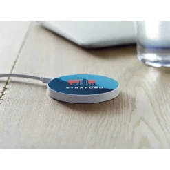 Gift Campaign Caricatore wireless personalizzabile in full color 5W Fullprint Round></noscript> Caricabatterie