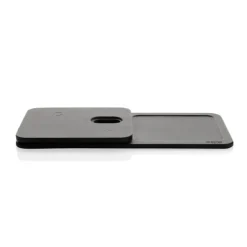 Gift Campaign Caricatore wireless pieghevole 3 in 1 e vassoio da tavolo in PU RCS></noscript> Caricabatterie