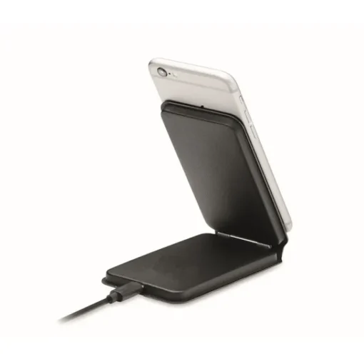 Gift Campaign Caricatore wireless pieghevole con supporto per cellulari 15W> Caricabatterie