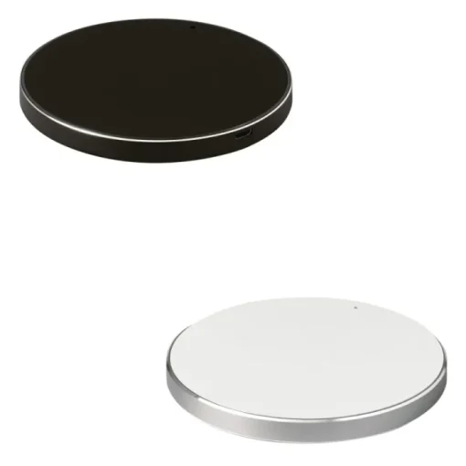 Gift Campaign Caricatore wireless pubblicitario in alluminio e ABS da 10W Fast> Caricabatterie