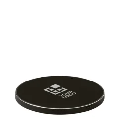 Gift Campaign Caricatore wireless pubblicitario in alluminio e ABS da 10W Fast></noscript> Caricabatterie