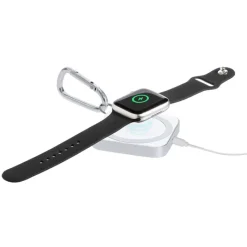 Gift Campaign Caricatore wireless quadrato da 15W in alluminio con moschettone> Caricabatterie