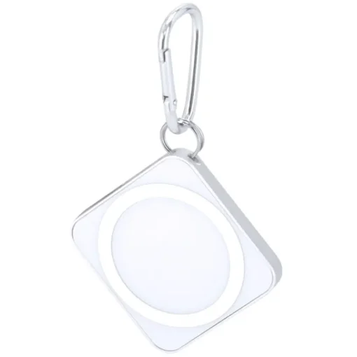 Gift Campaign Caricatore wireless quadrato da 15W in alluminio con moschettone> Caricabatterie