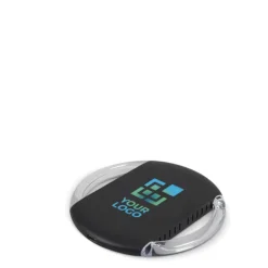 Gift Campaign Caricatore wireless rotondo con bordi che si illuminano da 5W></noscript> Caricabatterie