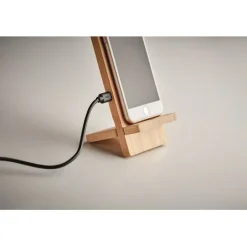 Gift Campaign Caricatore wireless supporto in bambù personalizzabile 10W Support></noscript> Gadget Ecologici|Caricabatterie