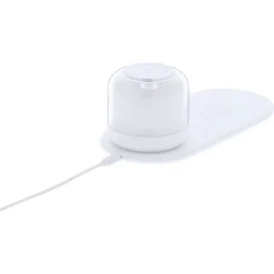 Gift Campaign Caricatore wireless 15W con lampada 12 LED a luce bianca e multicolore></noscript> Caricabatterie