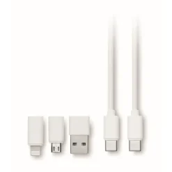 Gift Campaign Caricatore wireless 15W in scatola di bambù con cavetto e 5 connettori></noscript> Caricabatterie