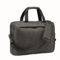 Gift Campaign Cartella in feltro RPET con tracolla regolabile e tasca per pc da 15''> Borse Porta Pc
