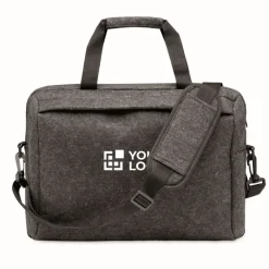 Gift Campaign Cartella in feltro RPET con tracolla regolabile e tasca per pc da 15''></noscript> Borse Porta Pc