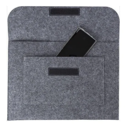 Gift Campaign Cartella per documenti con logo o pc 15'' feltro e tasca frontale Flow> Ventiquattrore Personalizzate