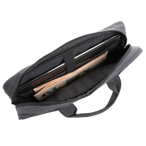 Gift Campaign Cartella porta pc da 15,4'' in twill di cotone riciclato da 340 g/m2> Borse Porta Pc