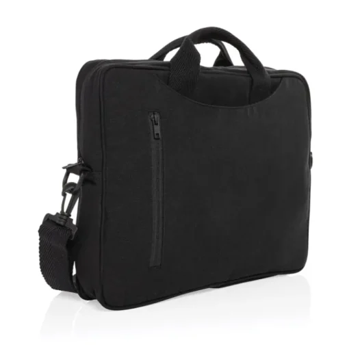 Gift Campaign Cartella porta pc da 15,4'' in twill di cotone riciclato da 340 g/m2> Borse Porta Pc