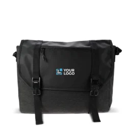 Gift Campaign Cartella porta pc in rPET con patta, fibbie e tracolla regolabile></noscript> Borse Porta Pc