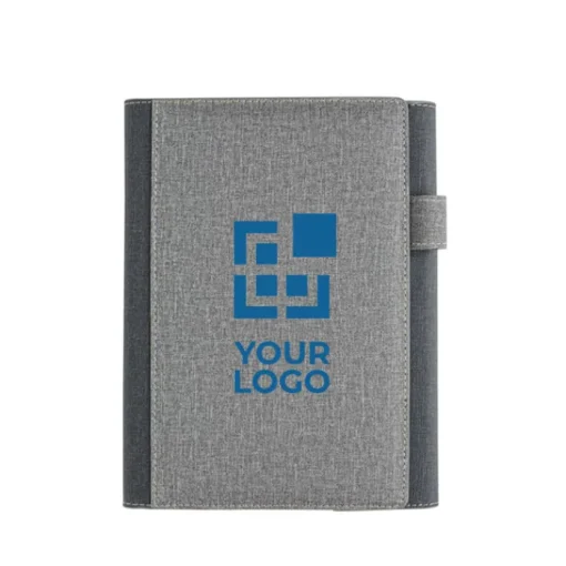 Gift Campaign Cartella portablocco A5 con logo tasche interne pagine a righe Magent> Portadocumenti Personalizzati