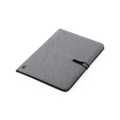 Gift Campaign Cartella portablocco con logo A4 multitasche fogli righe Mottled Grey> Portadocumenti Personalizzati
