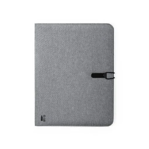 Gift Campaign Cartella portablocco con logo A4 multitasche fogli righe Mottled Grey> Portadocumenti Personalizzati