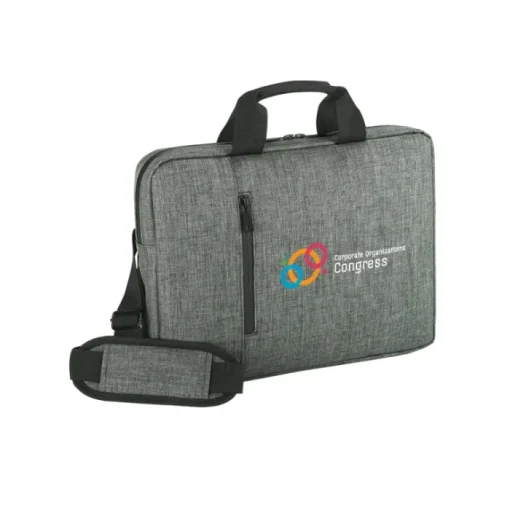 Gift Campaign Cartella portadocumenti con tasca pc e fascia trolley 14'' GreyStone> Borse Porta Pc
