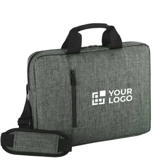 Gift Campaign Cartella portadocumenti con tasca pc e fascia trolley 14'' GreyStone> Borse Porta Pc