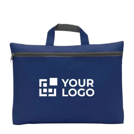 Gift Campaign Cartella portadocumenti con zip in poliestere più colorazioni Budget> Ventiquattrore Personalizzate