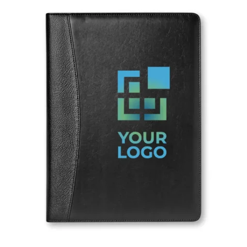 Gift Campaign Cartelle personalizzate A4 fogli righe calcolatrice e penna blu Business> Portadocumenti Personalizzati
