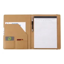 Gift Campaign Cartelle personalizzate A4 in similpelle con esterno in sughero> Portadocumenti Personalizzati