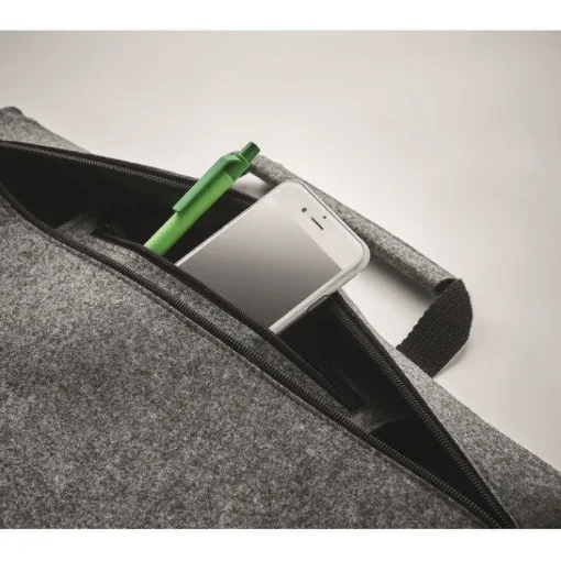 Gift Campaign Cartelle porta computer monoscomparto con tasca interna 15'' RPET Felt> Borse Porta Pc