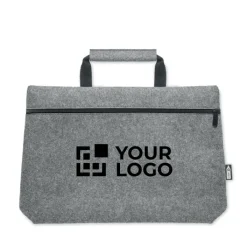 Gift Campaign Cartelle porta computer monoscomparto con tasca interna 15'' RPET Felt></noscript> Borse Porta Pc