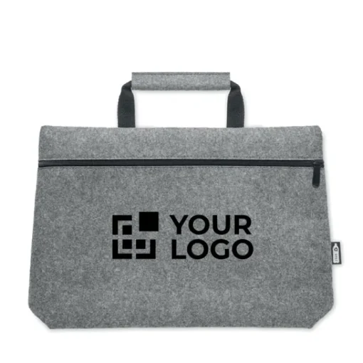 Gift Campaign Cartelle porta computer monoscomparto con tasca interna 15'' RPET Felt> Borse Porta Pc