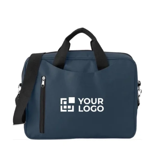 Gift Campaign Cartelle porta pc con logo multitasche tracolla regolabile 14'' Chicago> Borse Porta Pc