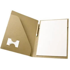 Gift Campaign Cartellina promozionale A4 fogli 450g/m2 con penna a sfera Eco> Gadget Per La Scuola|Gadget Per L'Ufficio