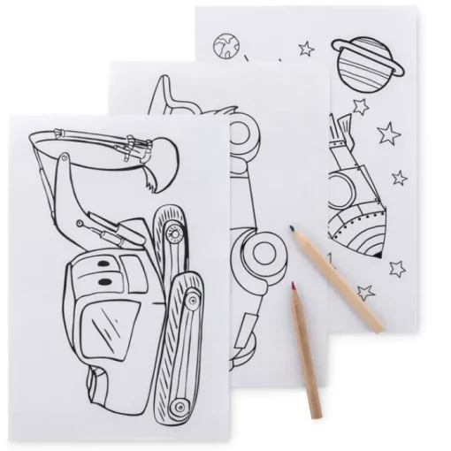 Gift Campaign Cartellina promozionale disegni matite colorate e accessori Funfolder> Matite Colorate