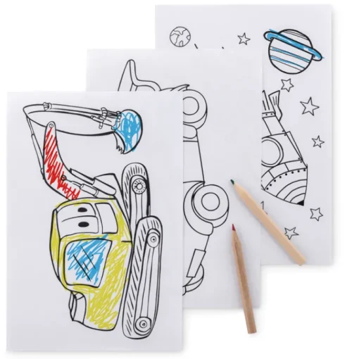 Gift Campaign Cartellina promozionale disegni matite colorate e accessori Funfolder> Matite Colorate
