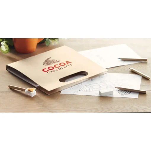 Gift Campaign Cartellina promozionale disegni matite colorate e accessori Funfolder> Matite Colorate