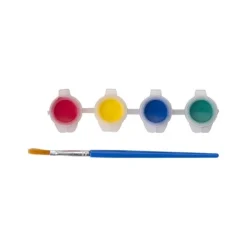 Gift Campaign Casetta per uccelli in legno con colori a tempera e pennello Birdhouse></noscript> Matite Colorate