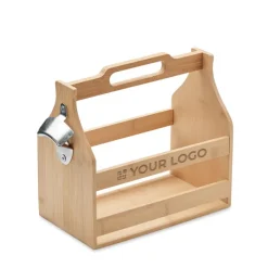 Gift Campaign Cassetta in bambù per 6 bottiglie di birra con apribottiglie in metallo></noscript> Altri Utensili Da Cucina