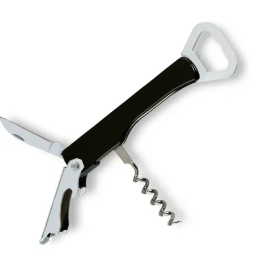 Gift Campaign Cavatappi con lama ed apribottiglie in acciaio inox e PS Chef> Cavatappi Personalizzati