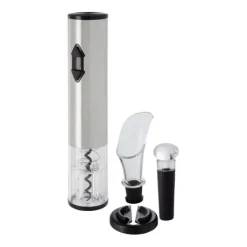 Gift Campaign Cavatappi elettrico con taglia capsule, versatore e tappo Tools> Cavatappi Personalizzati
