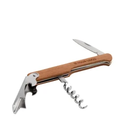 Gift Campaign Cavatappi in acciaio inox con manico in legno personalizzato Timber></noscript> Cavatappi Personalizzati