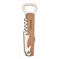 Gift Campaign Cavatappi in bambù da personalizzare con coltellino e apribottiglie></noscript> Apribottiglie Personalizzati