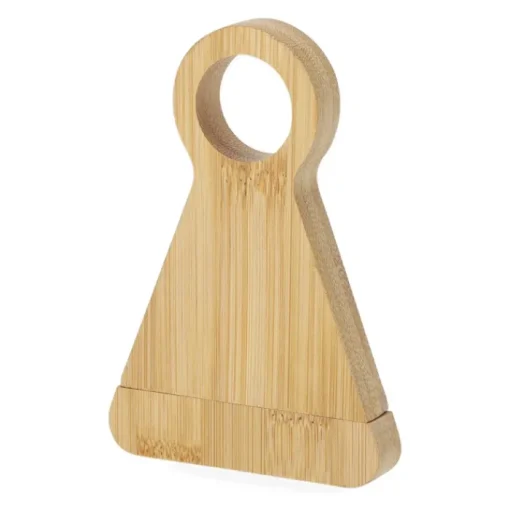 Gift Campaign Cavatappi in bambù e acciaio che funge anche da porta bottiglia> Gadget Per Vino