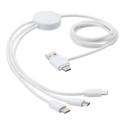 Gift Campaign Cavetto di ricarica con logo 5 connettori 100cm antibatterico> Gadget Per Medici E Infermieri