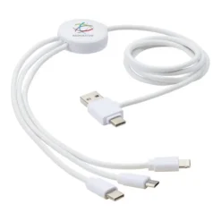 Gift Campaign Cavetto di ricarica con logo 5 connettori 100cm antibatterico></noscript> Gadget Per Medici E Infermieri