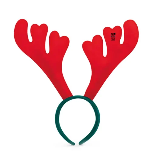 Gift Campaign Cerchietto in poliestere con le corna da renna personalizzato Reno> Gadget Natalizi