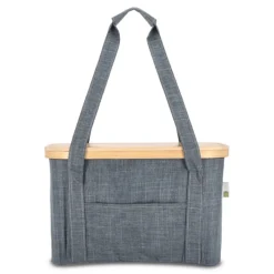 Gift Campaign Cestino da picnic con coperchio in legno e borsa frigo interna></noscript> Borse Termiche